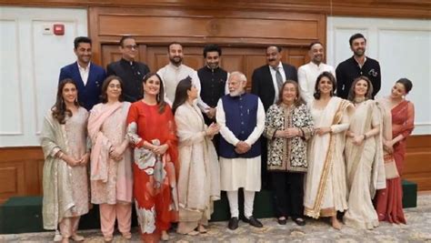 Prime Minister Narendra Modi Meets Kapoor Family To Honour。